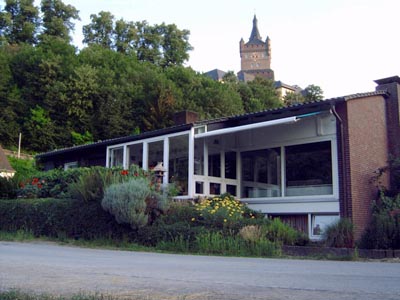 Huis te Cleeff, aan de voet van de Schwanenburg - Kleef