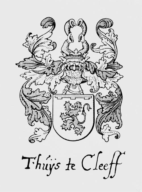 Huis te Cleeff, aan de voet van de Schwanenburg - Kleef
